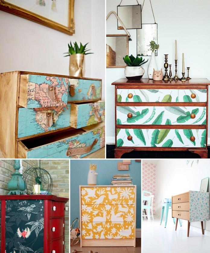 Украсьте мебель обоями: 10+ идей украшения, о которых вы, возможно, не думали!