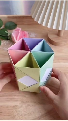 Оригами Оганайзер из бумаги